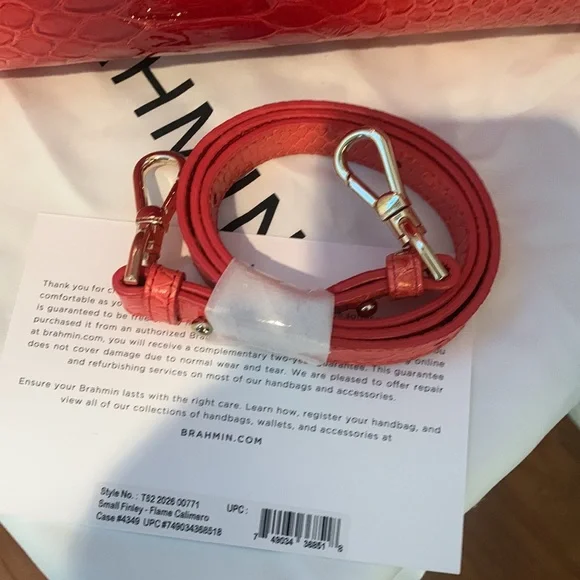 Brahmin Calimero Collection Small Finley Satchel Bag - Picture 11 of 16